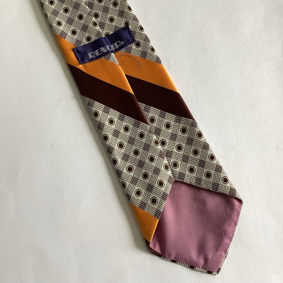 Vintage retro wide tie - Picture 2 of 4